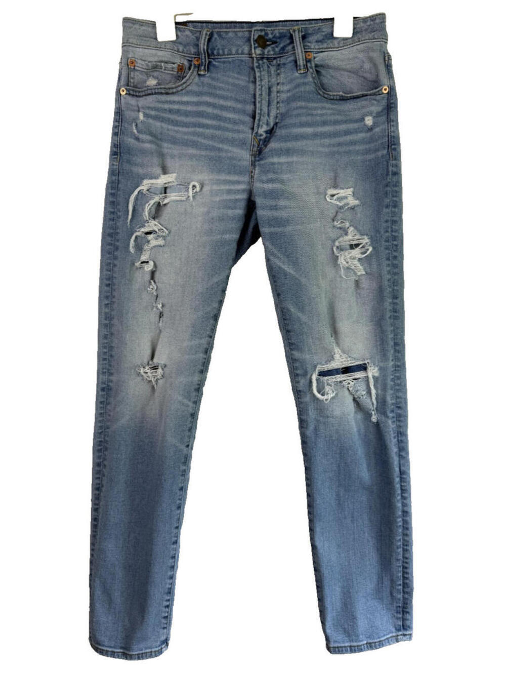 American Eagle Airflex+ Athletic Fit Distressed Mens Jeans Sz 30x32